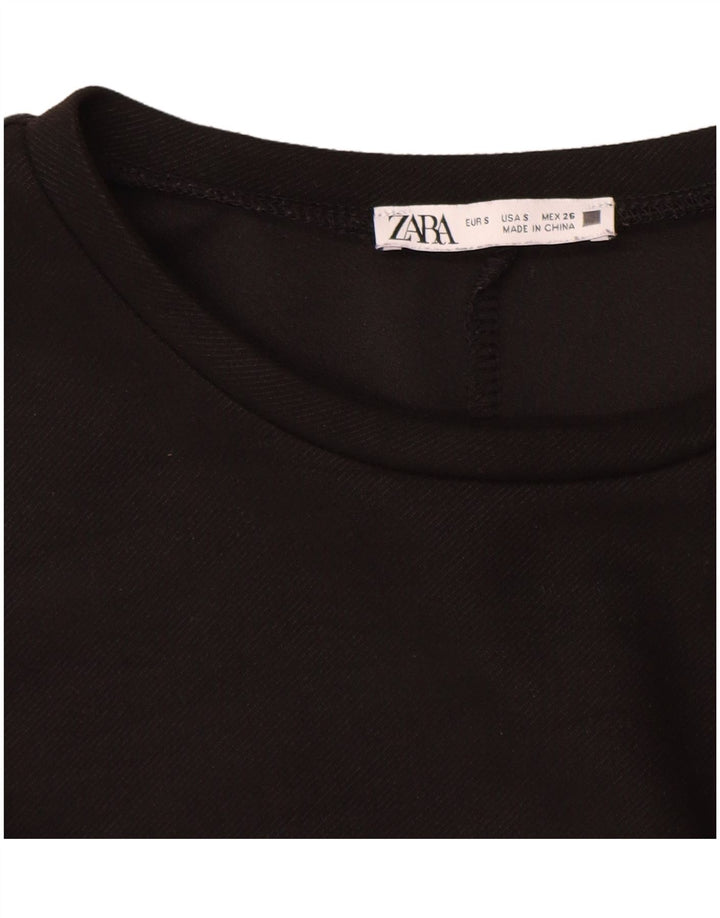 Zara Robe droite pour femme UK 10 Small Noir
