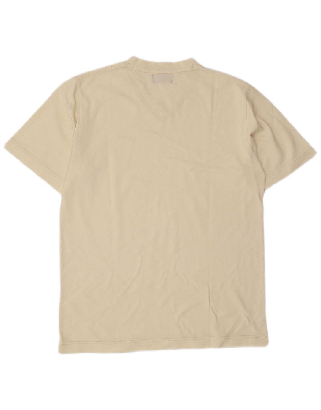 Kappa T-Shirt Top Small Homme Blanc Cassé