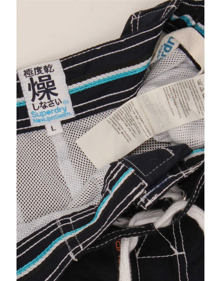 Superdry Short de Bain Graphic Regular Homme Bleu Marine Large Polyester