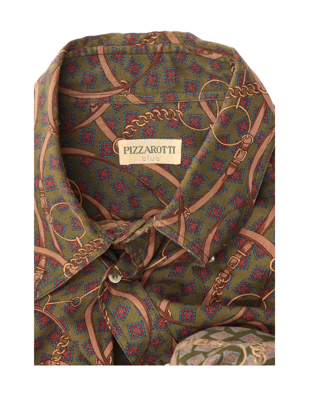 Pizzarotti Chemise à Motifs Abstraits Homme XL Vert