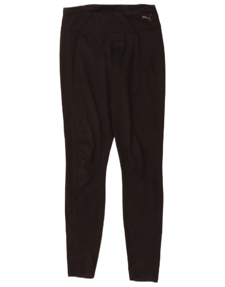 PUMA Leggings Femme UK 8 Petit Nylon Noir