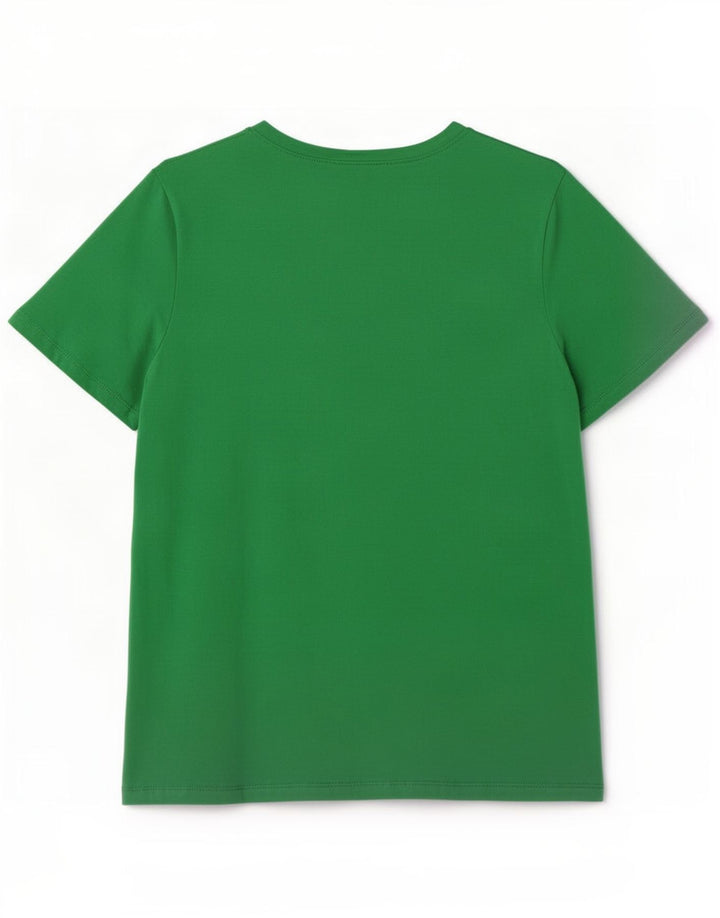 Zara Womens Blouse Top UK 16 Large Vert Coton