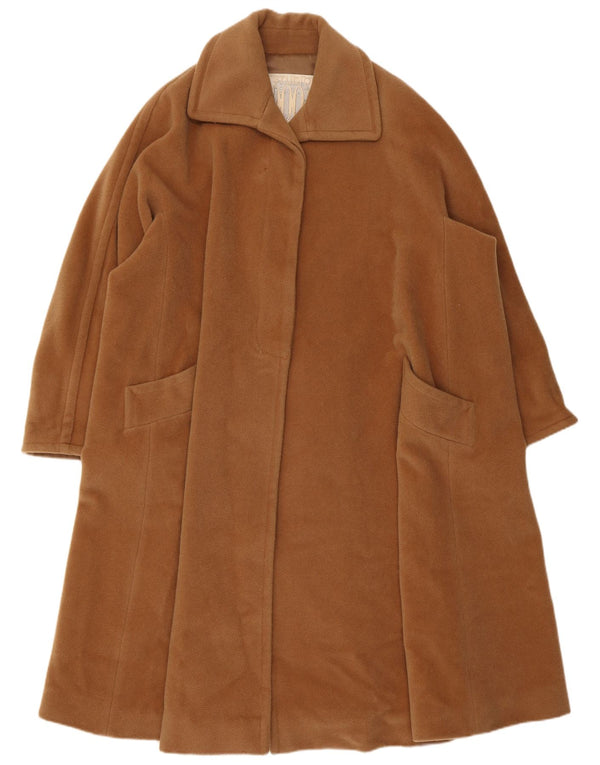 Ferre Manteau surdimensionné pour femme UK 14 Laine marron moyen