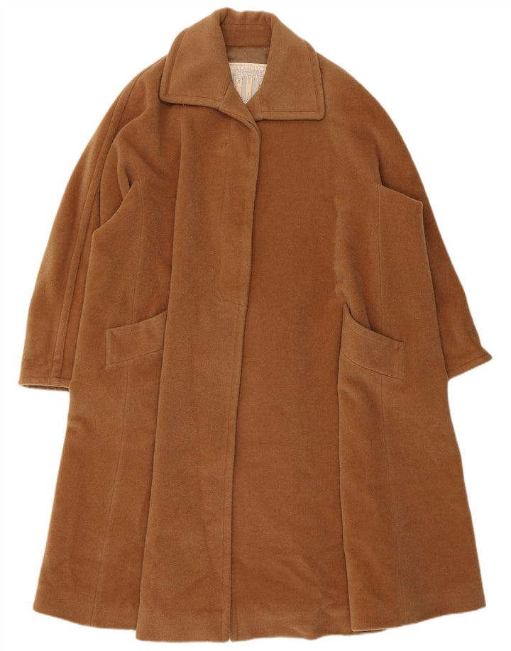 Ferre Manteau surdimensionné pour femme UK 14 Laine marron moyen