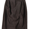 VINTAGE Jupe en cuir femme IT 44 Medium W28 Cuir noir