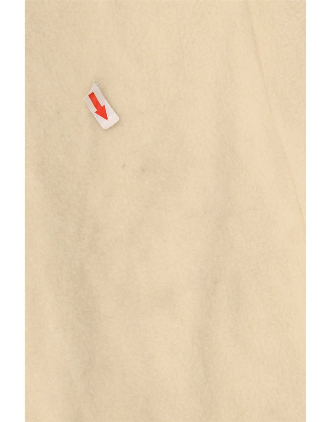 vintage Femme Pardessus IT 42 Laine Vierge Blanche Moyenne