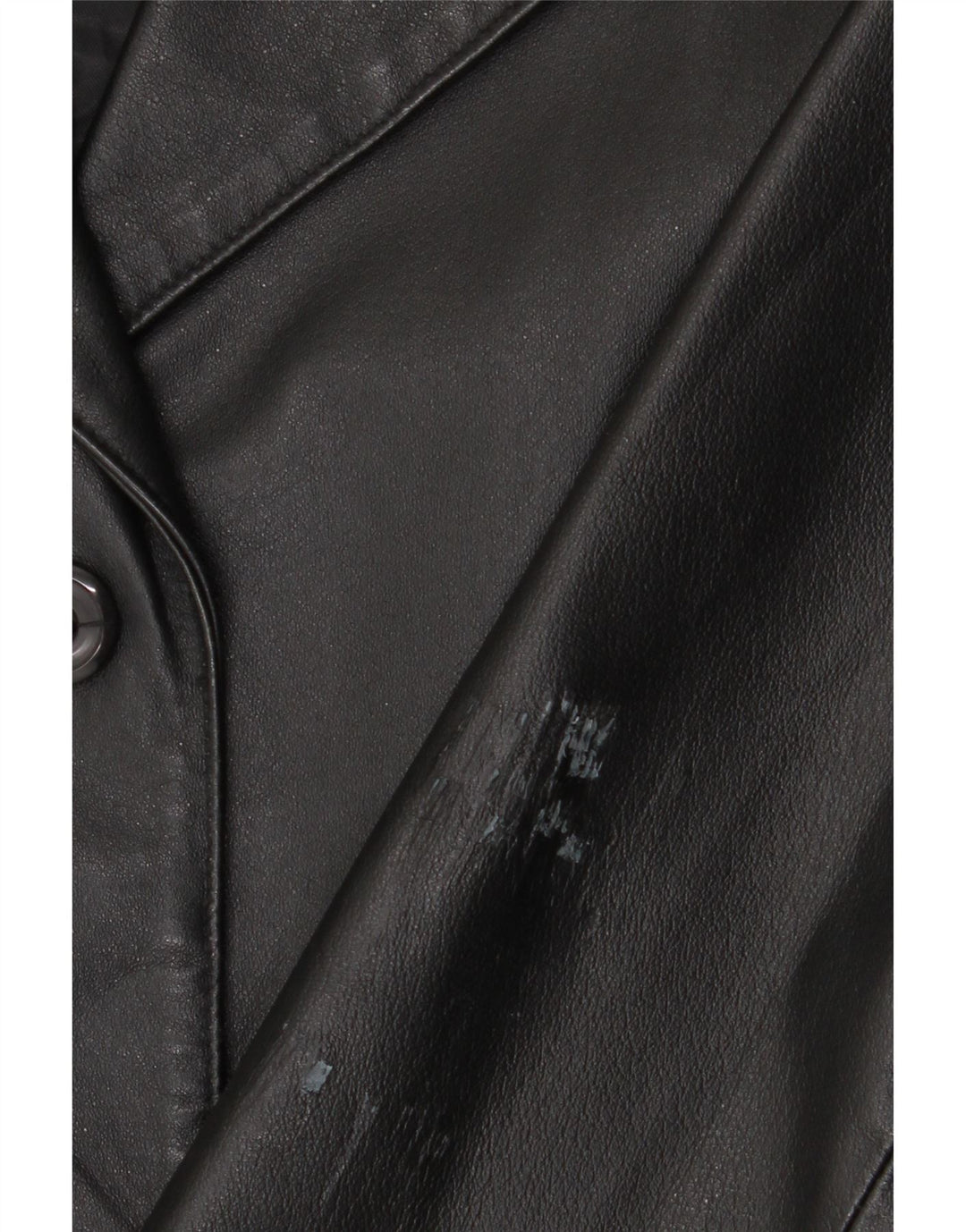 VINTAGE Womens Leather Coat IT 38 XS Black Vintage Vintage and Second-Hand Vintage from Messina Hembry 