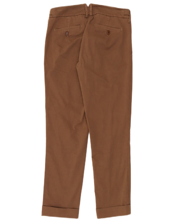 Max Mara Pantalon Chino Slim Taille Basse Weekend Femme UK 4 XS W28 L26 Marron
