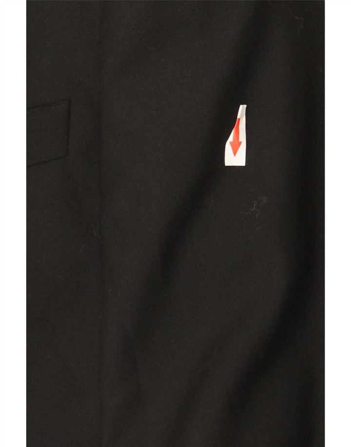 MARKS & SPENCER Veste blazer à 2 boutons pour homme UK 42 Large Noir Polyester