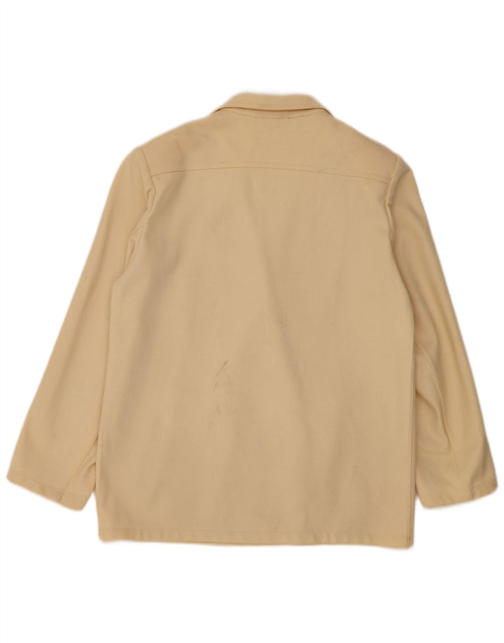 Marella Veste Blazer Double Boutonnage Femme UK 14 Large Beige