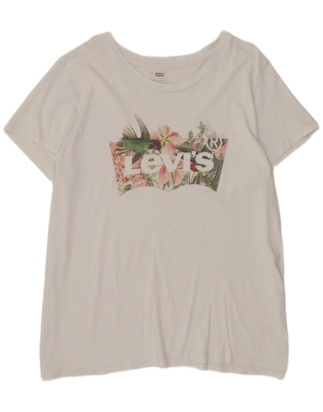 Levi's T-Shirt Graphique Top 2XL Homme Blanc