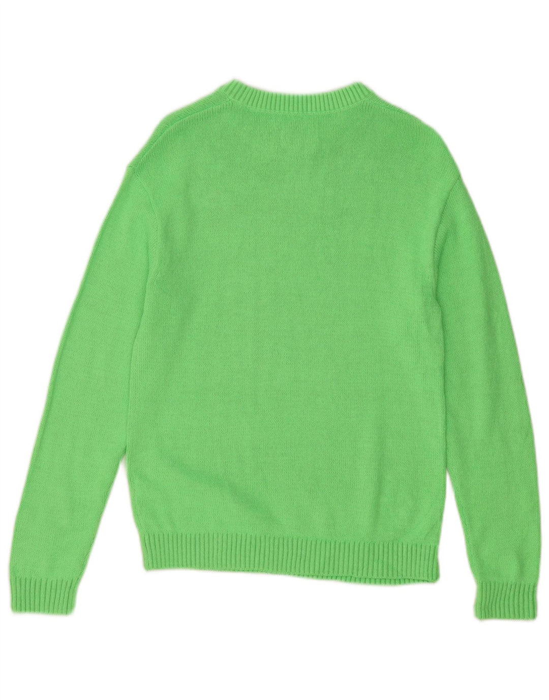 CALVIN KLEIN JEANS Pull ras du cou pour femme UK 14 Vert moyen