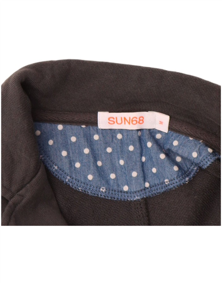 Sun68 Veste blazer à 2 boutons pour femme UK 12 Gris moyen en coton
