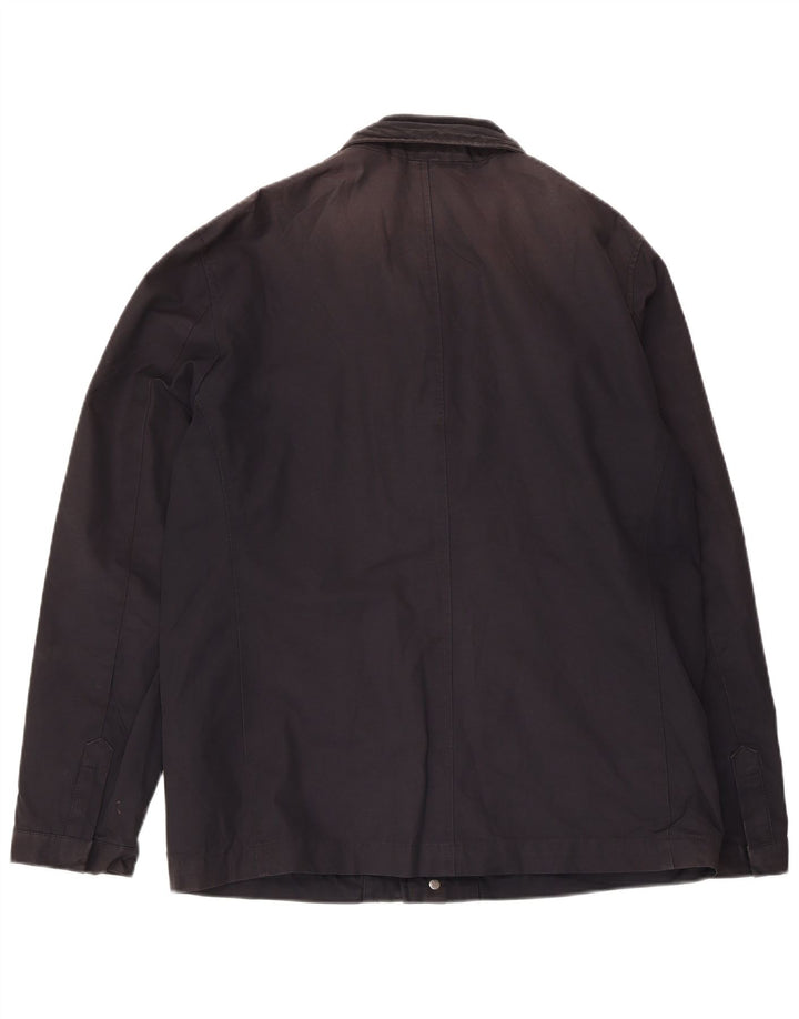 Marks & Spencer Veste utilitaire autographe pour homme UK 40 Grand coton bleu marine