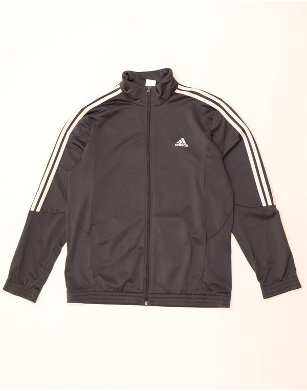 Adidas Veste de survêtement pour homme UK 44/46 Large Gris Polyester