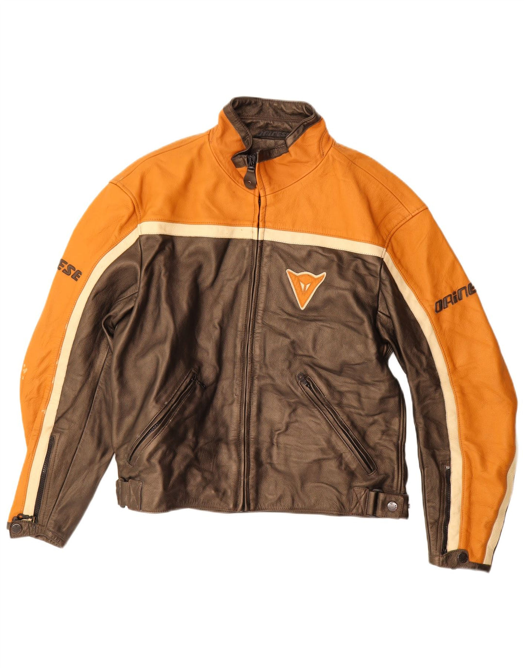 Dainese Graphic Racer Jacket IT 56 XL Marron Colorblock