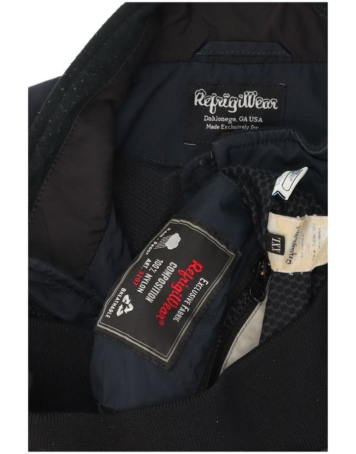 Refrigiwear Veste Bomber Homme UK 44 2XL Bleu Marine Nylon