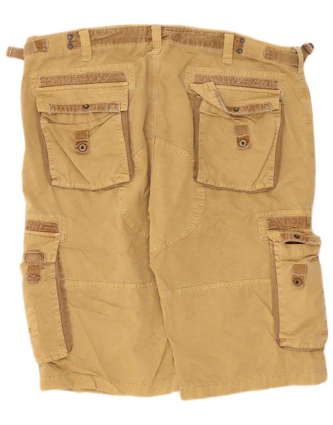 OXER Short cargo graphique pour homme W40 XL Beige