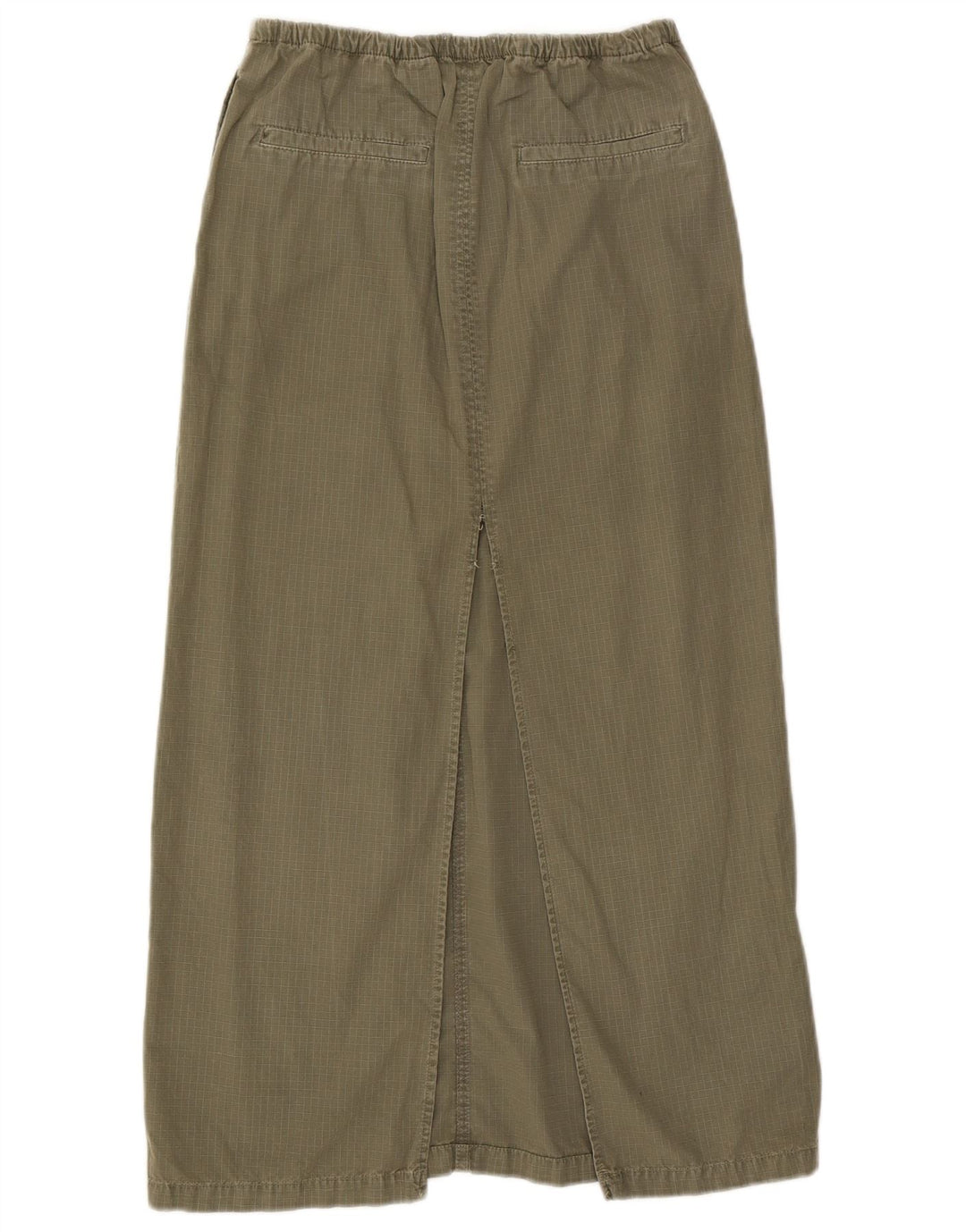 Zara Femme Jupe Maxi Petit W26 Kaki Check
