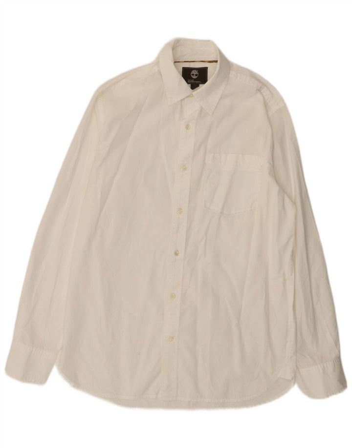 Timberland Chemise Regular Fit Earthkeepers Homme Petit Blanc Coton