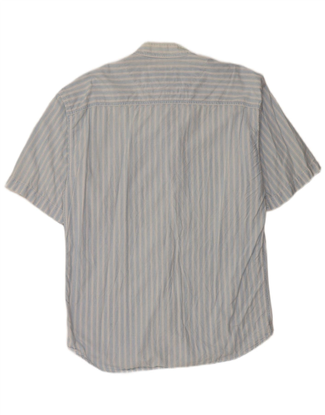 Levi's Chemise à Manches Courtes Homme Bleu Rayé Coton