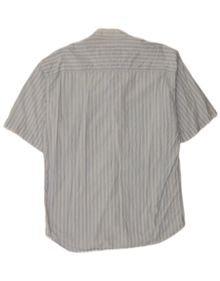 Levi's Chemise à Manches Courtes Homme Bleu Rayé Coton