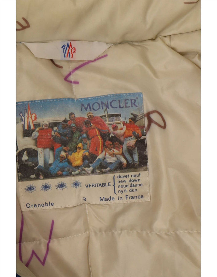 Moncler Veste matelassée à capuche pour homme Taille 3 Grand Bleu Polyamide