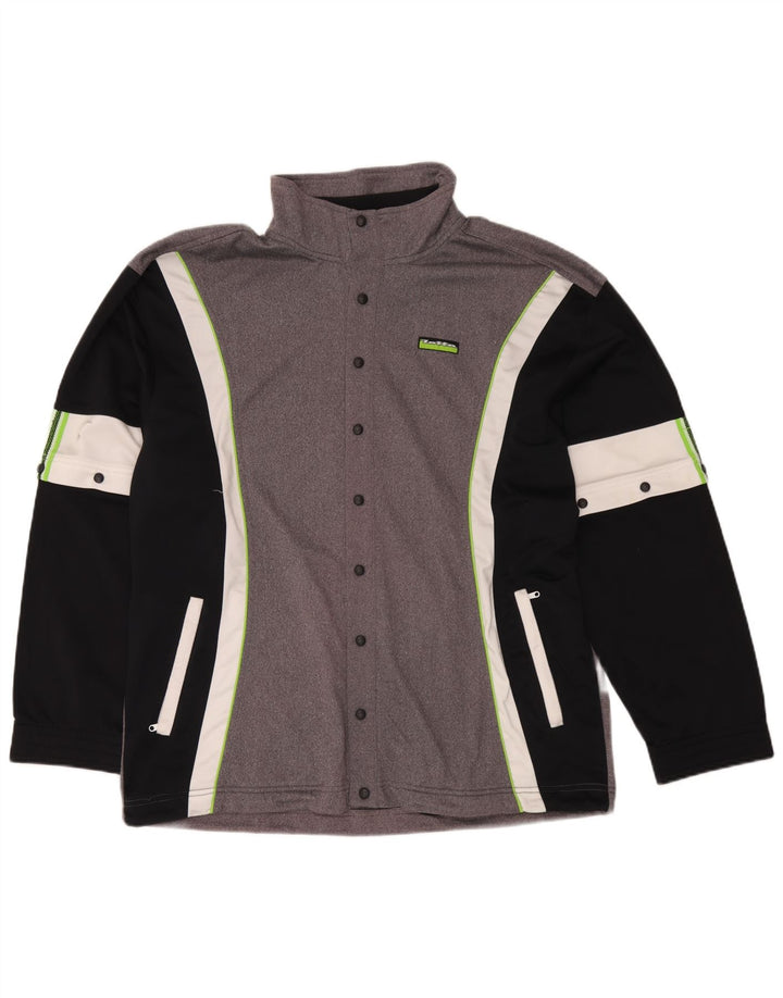 Lotto Veste de survêtement pour homme UK 44/46 2XL Gris Colorblock Polyester