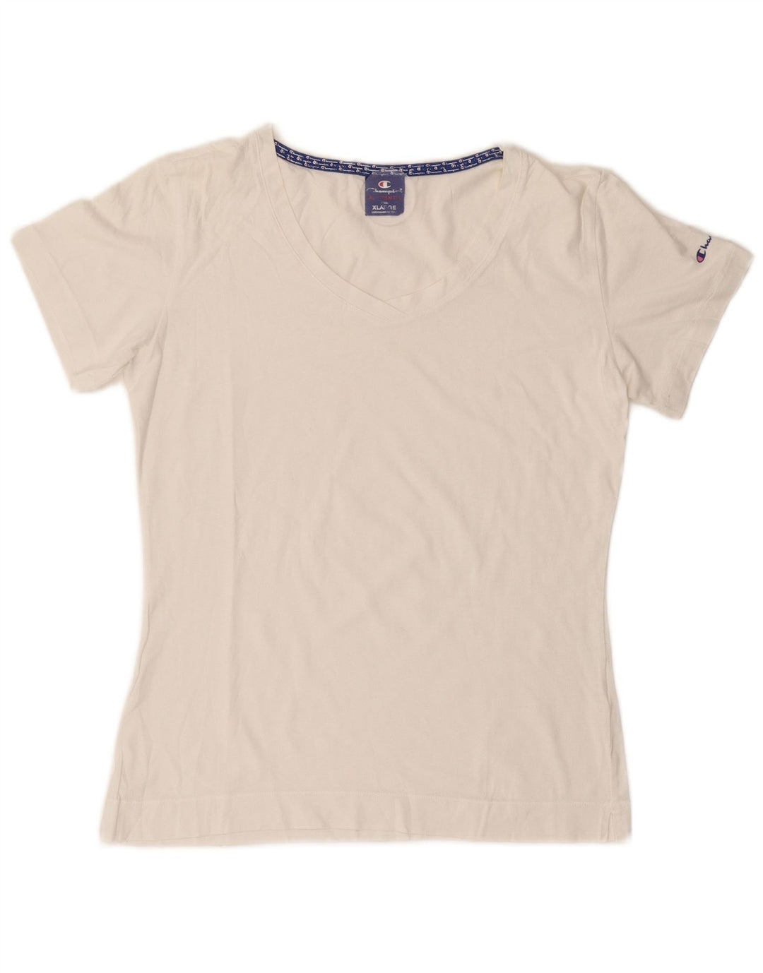 CHAMPION T-Shirt Femme UK 18 XL Blanc