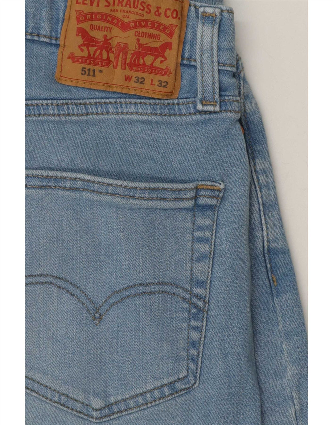 Levi's Jean Slim 511 Homme Bleu W32 L32 Coton