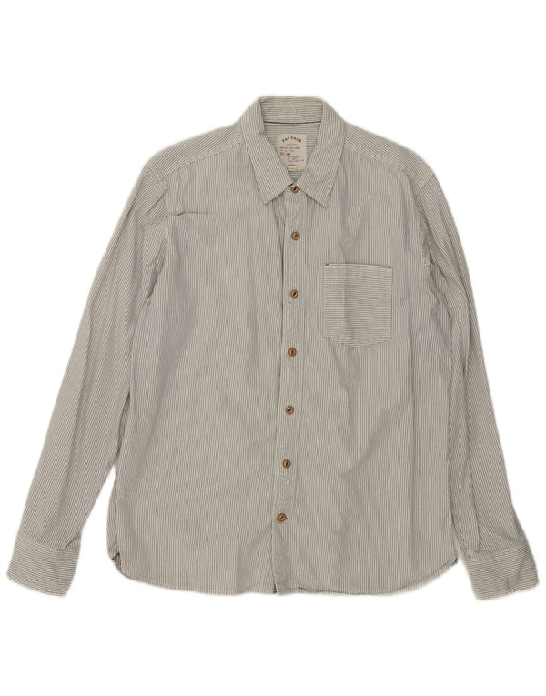 Chemise Homme Fat Face Coton Rayé Blanc Moyen