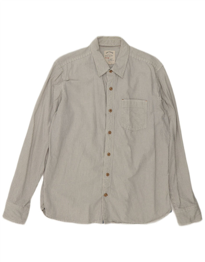 Chemise Homme Fat Face Coton Rayé Blanc Moyen