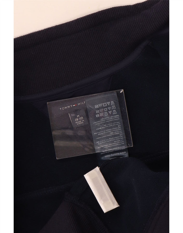 TOMMY HILFIGER Veste de Survêtement Garçon 8-9 Ans Bleu Marine Moyen