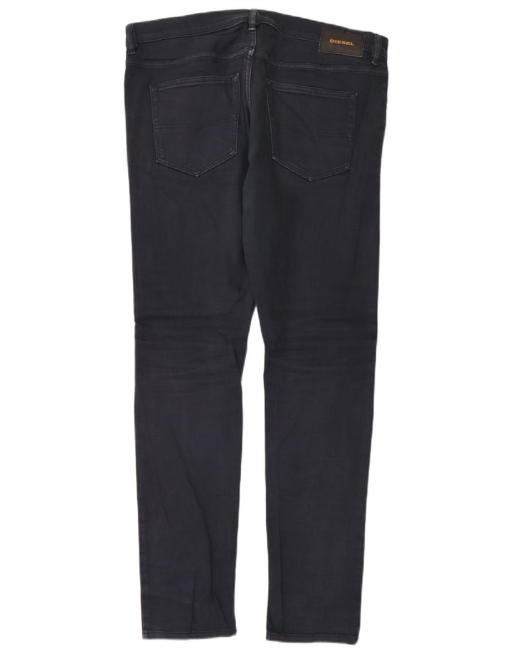 Diesel Jean D-Luster Slim W34 L34 Homme Bleu Marine Coton