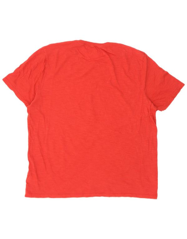 Gap T-Shirt Graphique Homme Top XL Rouge Coton