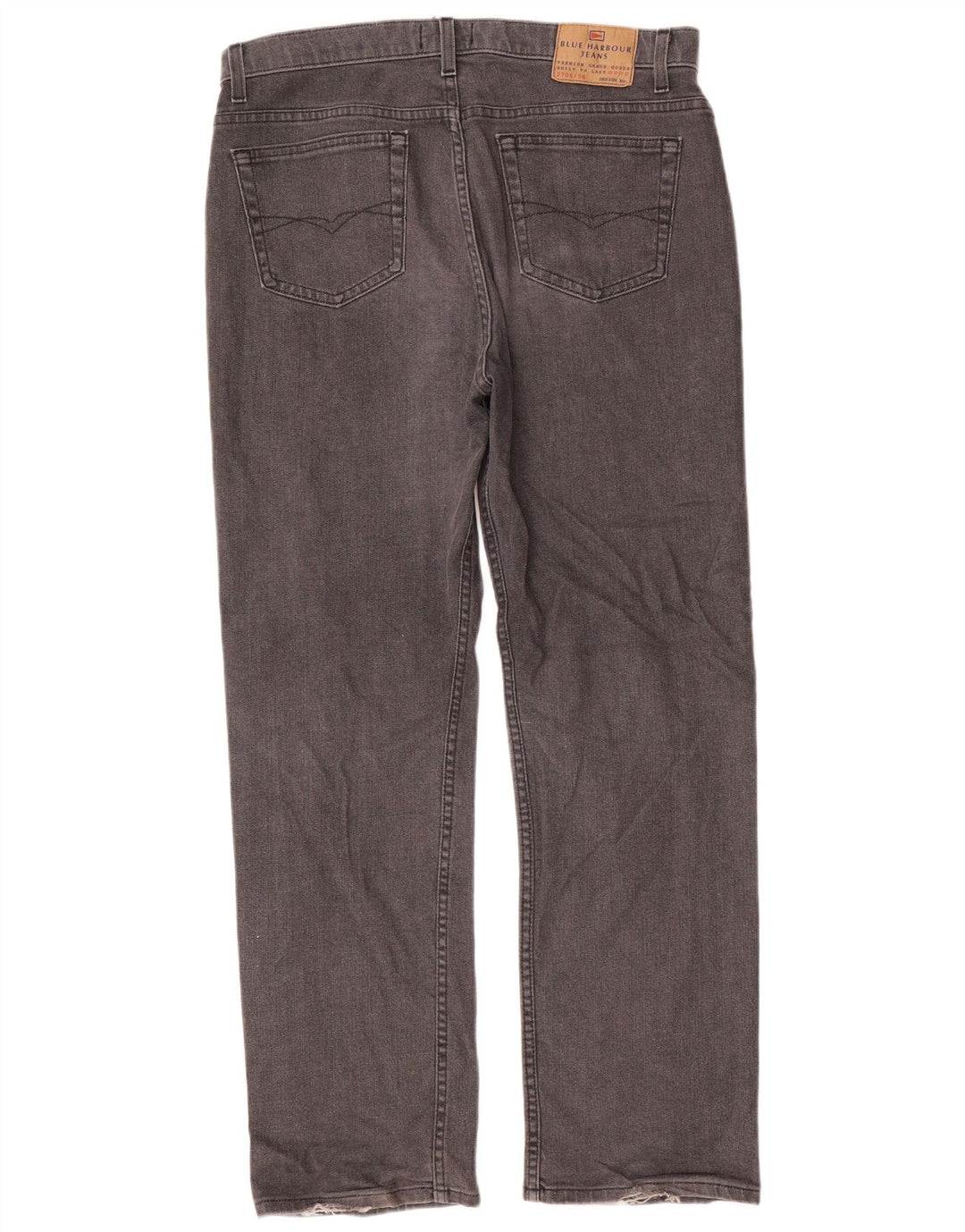 Marks & Spencer Jean Droit Bleu Harbor Homme W36 L31 Gris Coton