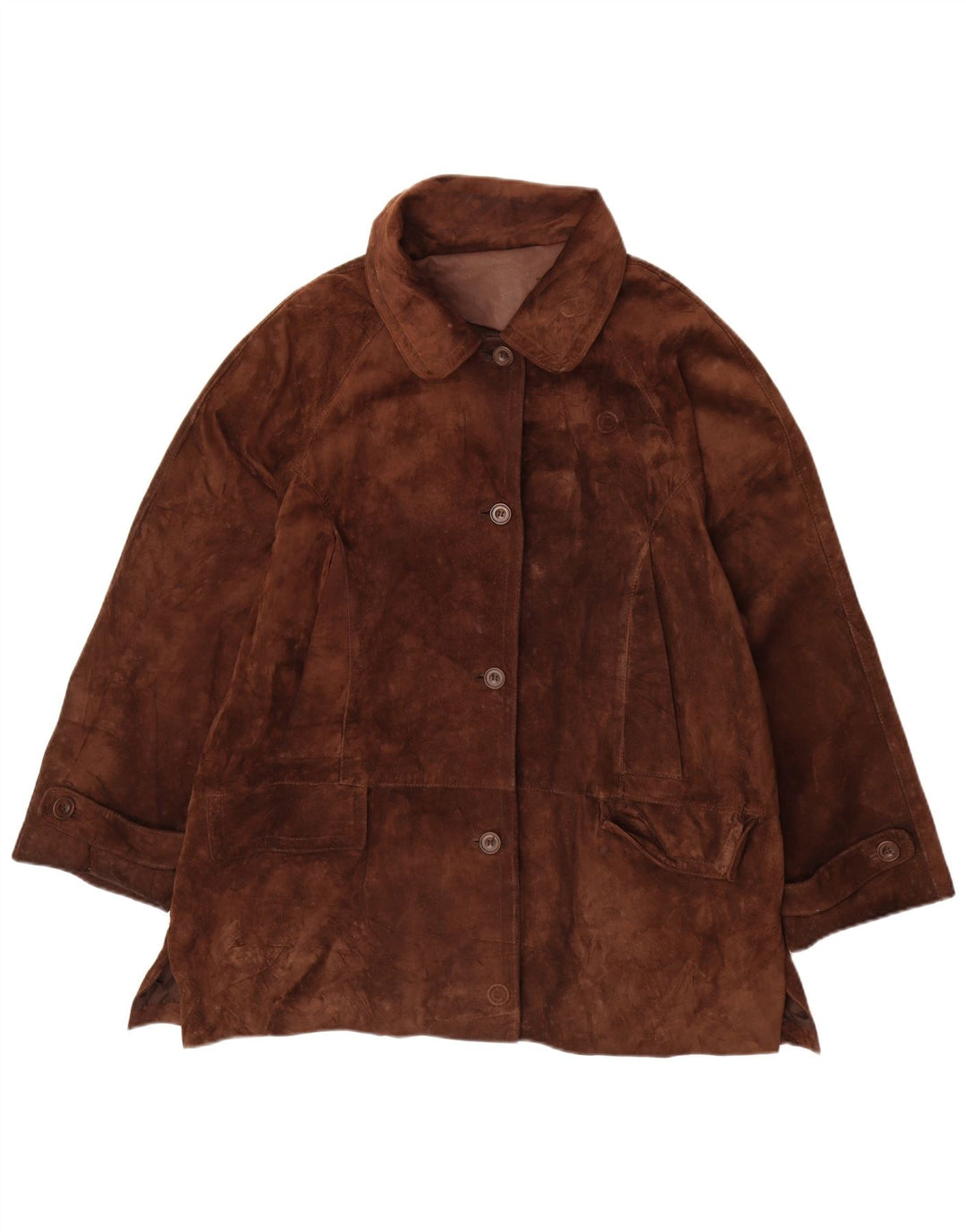 Conbipel Veste En Daim Femme IT 46 Grand Cuir Marron