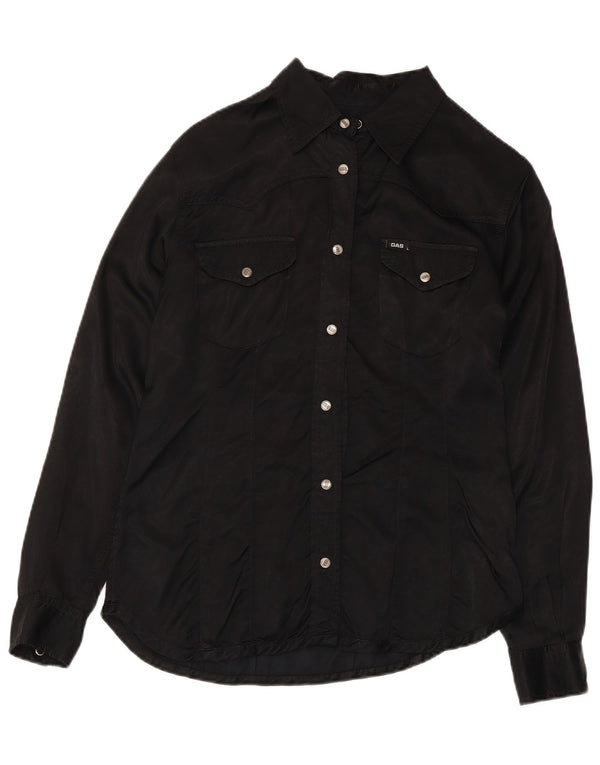 Chemise Femme Gas UK 12 Medium Noir Viscose