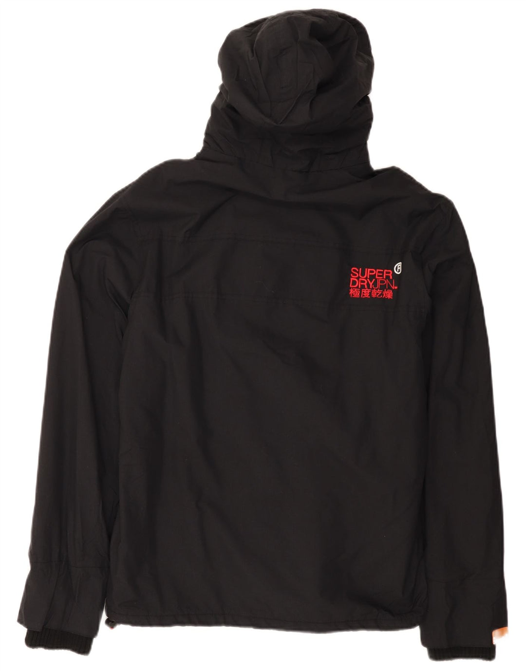 Superdry Veste coupe-vent graphique pour femme UK 14 Noir moyen