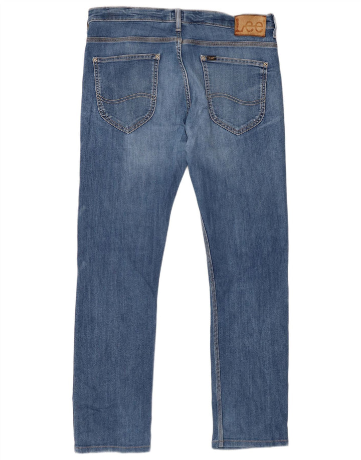 Lee Jean Powell Slim W34 L32 Homme Bleu Coton