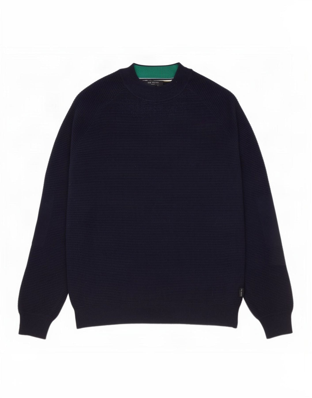 Ted Baker Pull col roulé pour homme Taille 3 Bleu marine moyen Coton