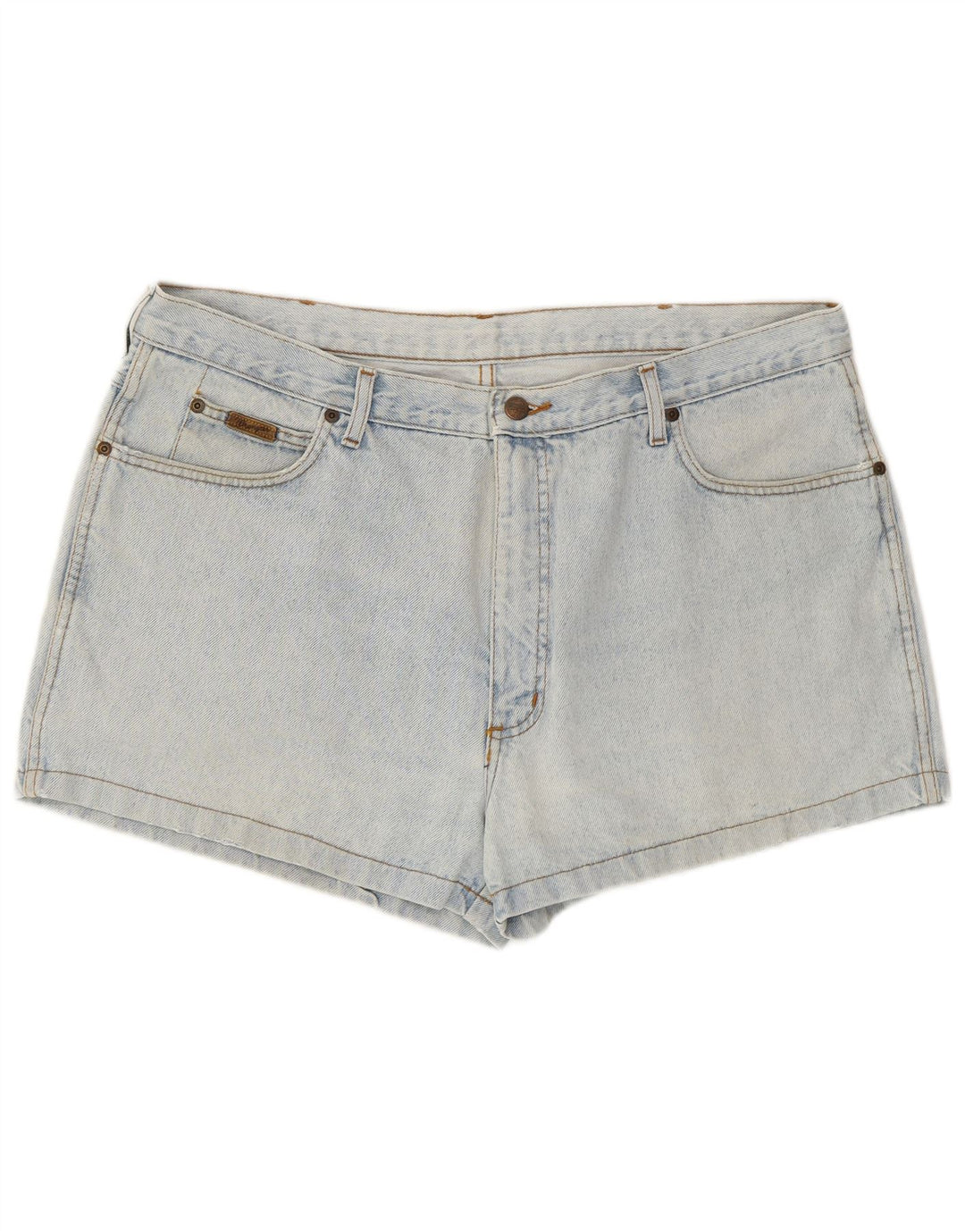 WRANGLER Short en Jean Femme W40 2XL Bleu Coton Western