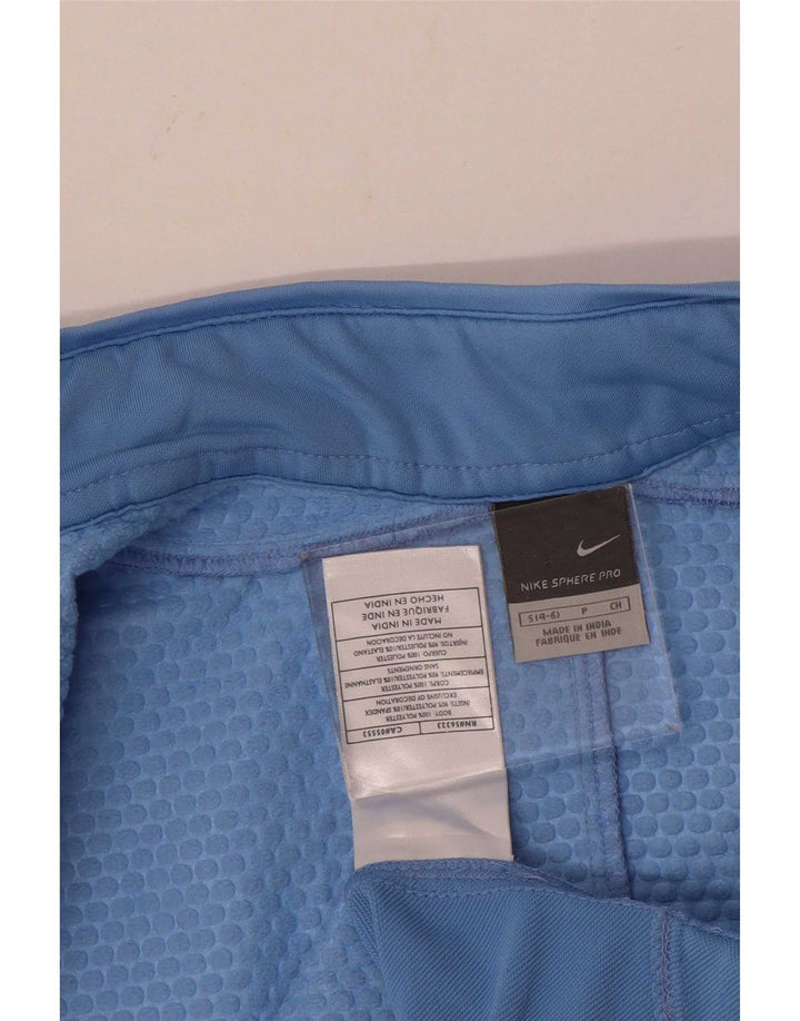 Nike Veste de survêtement sans manches pour femme US 4/6 Petit Bleu Polyester