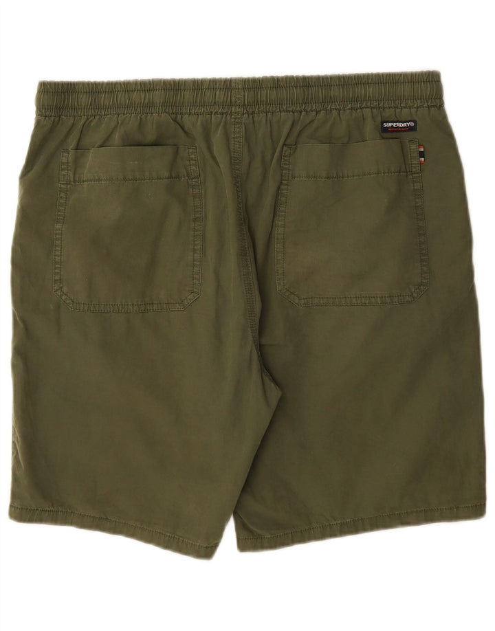 Superdry Short Chino Homme Large W34 Kaki Coton