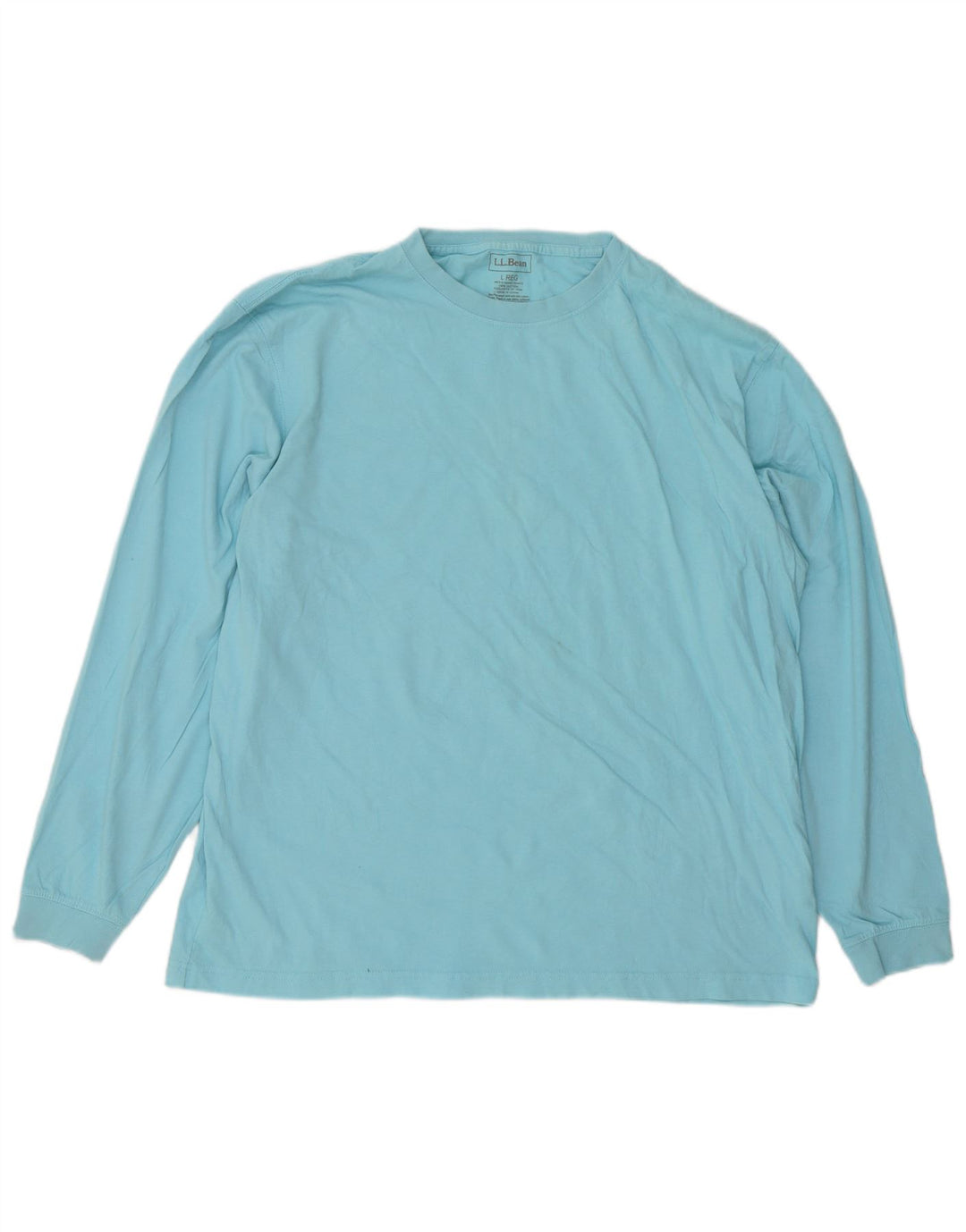 L.L.Bean Haut Homme Manches Longues Grand Coton Bleu