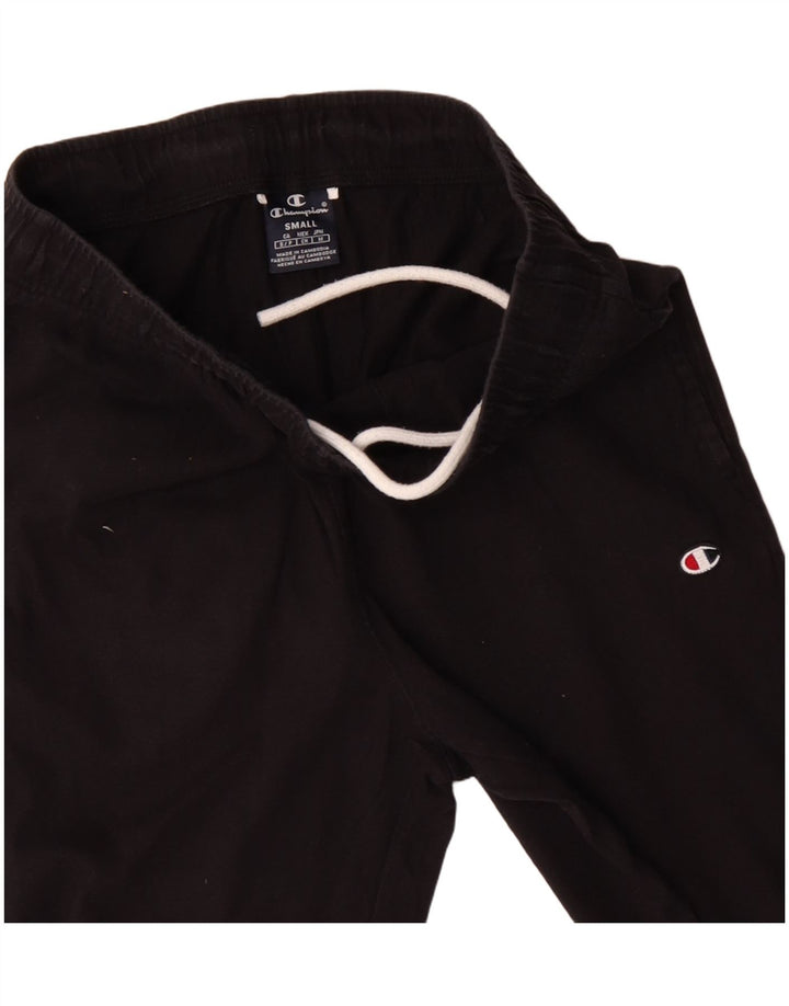 Champion Pantalon de survêtement pour homme en coton noir Taille S