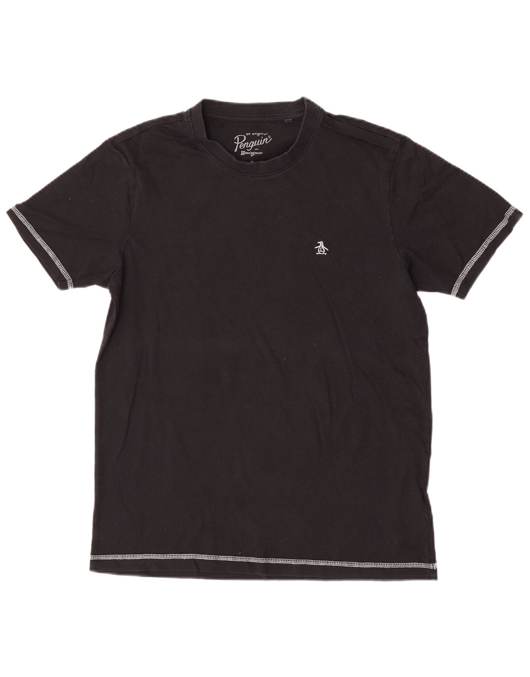 Penguin T-Shirt Homme Noir Moyen Coton