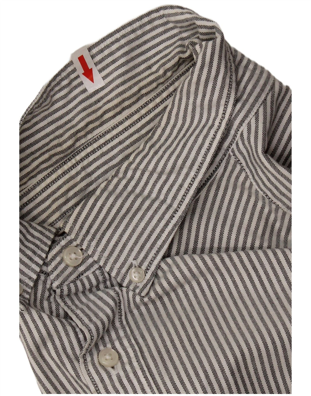 J. CREW Chemise Oxford Slim Fit Homme en Coton à Rayures Gris Moyen