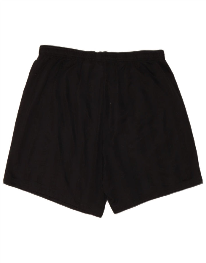 Nike Short de sport pour homme en polyester à fines rayures noires moyennes