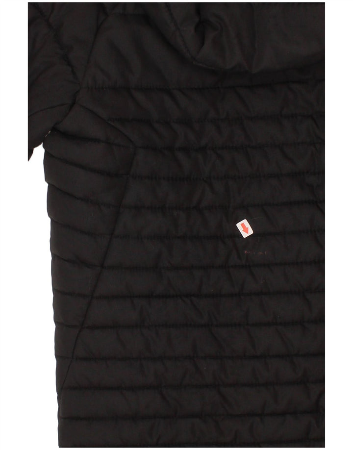 Nike Manteau rembourré à capuche pour fille 4-5 ans Petit Noir Polyester
